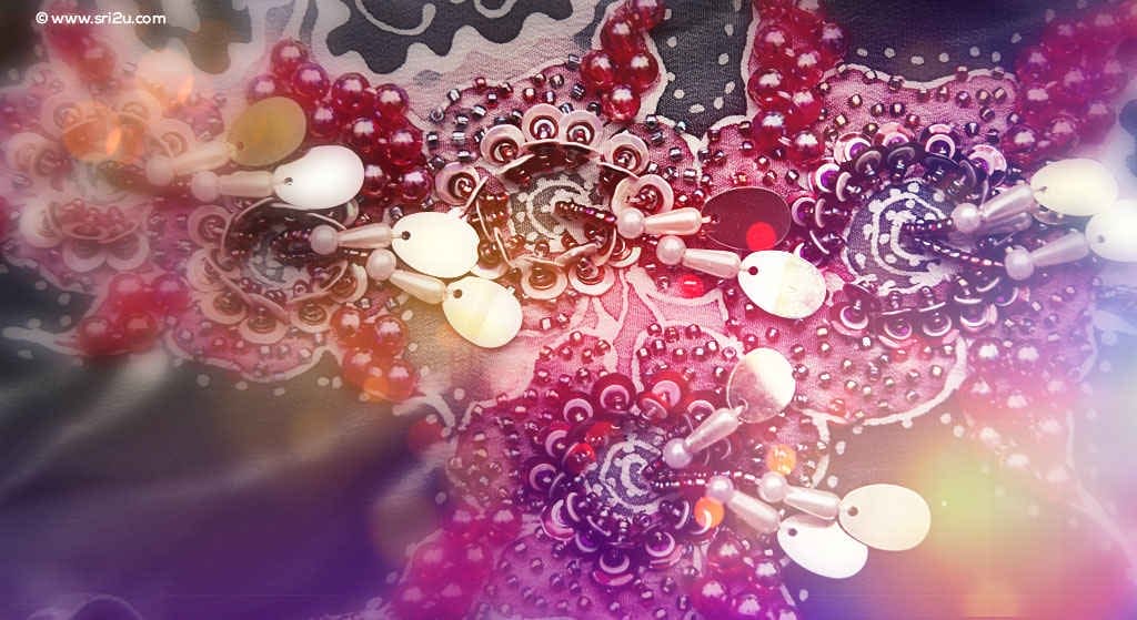 Imej Corak Rekaan Tempahan Jahitan Manik Terkini